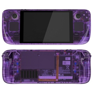 EXtremeRate Custom Game Accessories Clear Purple Shell for <b>Steam</b> <b>Deck</b> LCD Console - Product Image 2