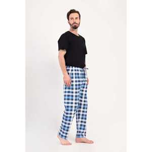 Pyjamas décontractés pour hommes, pour la maison et l'hôtel, avec poches, taille XL, en coton tricoté, impression de logo personnalisée - Product Image 3