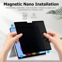 Filtre de confidentialité magnétique de haute qualité GOFSHIELD pour ordinateur portable Microsoft Surface Pro 12 2025, protection d'écran anti-espionnage 15 pouces