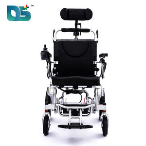 <span class=keywords><strong>Fauteuil</strong></span> <span class=keywords><strong>roulant</strong></span> électrique pliable léger avec dossier inclinable et rotation à 360° °   Manette de jeu pour personnes âgées handicapées - Product Image 2
