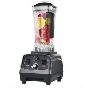 Heavy duty commercial blender suco fresco aço inoxidável 8 lâmina liquidificador suco de vários controle de velocidade milktea