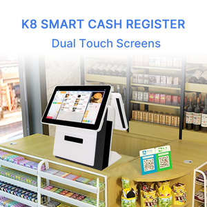 Nhà sản xuất hệ thống POS tất cả trong một Android Windows giá rẻ tiền mặt đăng ký điểm của bán hiển thị hệ thống POS cho siêu thị - Product Image 4