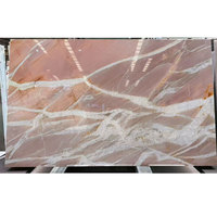 Dalles de Quartzite Naturel Rose Poli Effet Vieilli, Grandes Dalles Villa Esplendido pour Décoration, Garantie 1 An, Rénovation de Maison