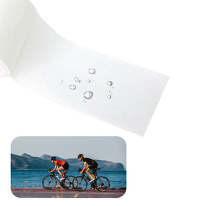 Ruban de sport en coton blanc de 10cm de large avec logo personnalisé Bande de kinésiologie rayonne à l'oxyde de zinc pour doigt de <span class=keywords><strong>cheville</strong></span> - Product Image 3