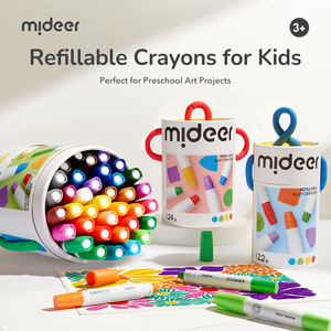 Crayones Sedosos MIDEER, 36 <span class=keywords><strong>Colores</strong></span>, Súper Suaves como la Mantequilla, Lavables en Múltiples Superficies, para Manualidades Infantiles - Product Image 2