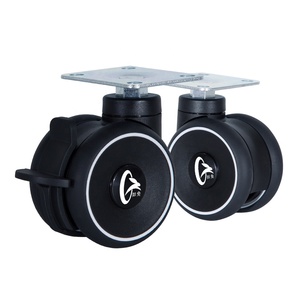 Schutz für Alle Böden Bürostuhlrollen Schwerlast-Möbelrollen Stoßdämpfende Schwenkrollen - Product Image 2