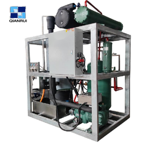 Macchina per Ghiaccio a Tubo Commestibile da 1000 kg al Giorno, Fabbricatore di Ghiaccio Commerciale con Tubi Lunghi, Controllo Intelligente PLC 5.7 Hemi - Product Image 1