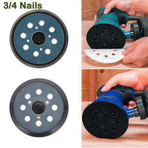 แผ่นรองขัดขนาด 5 นิ้ว 125 มม. 8 รู พร้อมตะขอและห่วงสำหรับเครื่องขัดไฟฟ้าแบบวงโคจร - Product Image 1