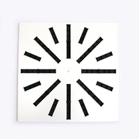 Diffuseur radial carré en fer et plastique de haute qualité 600*24, grille d'aération de plafond à lamelles réglables pour la décoration de villa