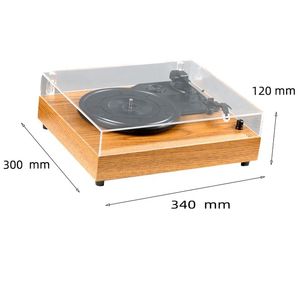 Mobile Vintage in Legno per Giradischi, Grammofono Antico con Altoparlante Bluetooth per Musica Classica - Product Image 3