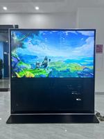 50-Zoll-Innen-Vollfarb-LED-Display Werbe bildschirm mit Touchscreen-Bodenst änder Digital Signage