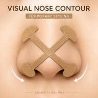 Bandes nasales élastiques en forme d'haltères pour la correction et le remodelage du nez, patchs en tissu non tissé