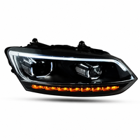 eXenon Projektor-Scheinwerfer für VW Polo 2011-2017, LED-Tagfahrlicht & sequentieller Blinker, Upgrade von Basis- auf High-Spec-Ausstattung, Plug & Play