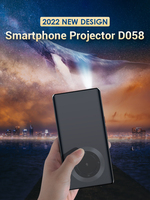 Mini projecteur LED DLP Android 9 portable WiFi pour Smart Slim Pocket 2K mise au point manuelle faisceau pour les entreprises
