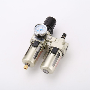 ชุดเตรียมลมแบบ SMC พร้อมตัวปรับแรงดันและตัวกรองหล่อลื่นสำหรับระบบลม - Product Image 1