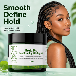 Gel coiffant 120 ml pour tresses, locks et twists – Fixation forte, brillance et soin, sans résidus. - Product Image 1