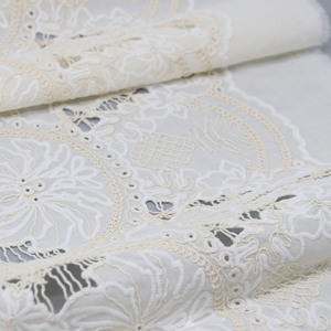 <strong>Wholesale</strong> Cotton Embroider <strong>Fabric</strong> for Dresses Scarves Home Decor Custom Designs Bulk Discount Global Shipping - Product Image 4