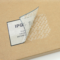 Factory Supply Anti Counterfeiting Security Label Tamper Evident Sticker with QR Code Printing