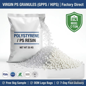 Granulés de résine GPPS 525 haute transparence, 100 % vierge, polystyrène à usage général pour contenants alimentaires transparents et boîtes à bonbons - Product Image 6