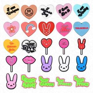 Nueva Llegada PVC Goma Zueco Encantos Mexicano Inspirado Zueco Zapato Encantos Decoración Pulsera Accesorios Fiesta de Cumpleaños Regalo - Product Image 1