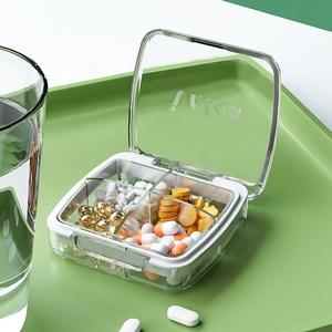 Vente en gros : Étui de rangement portable pour pilules, personnalisable, en PP de qualité alimentaire, sans BPA, mignon, avec tiroirs, couleur personnalisée - Product Image 6