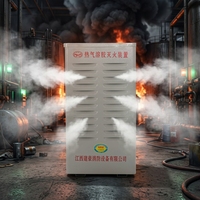 Système d'extinction d'incendie automatique sur pied pour conteneur de stockage d'énergie, salle de batteries, extincteur aérosol JIANHAO