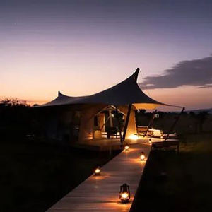 Camping sauvage <span class=keywords><strong>de</strong></span> luxe en plein air dans le désert africain Glamping Canvas <span class=keywords><strong>Safari</strong></span> Resort Hotel Tente Maison avec salle <span class=keywords><strong>de</strong></span> bain - Product Image 3