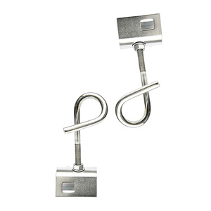 Support de suspension pour câble de branchement FTTH YKP-01, 4kN, en acier galvanisé, pour câble à fibre optique aérien sur ligne aérienne - Product Image 4