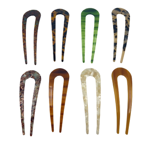 Oradour复古中国复古女式发饰韩版upin彩色棒花式甜美醋酸发叉批发 - Product Image 6