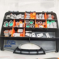 Outils de réparation de faisceaux de câblage pour excavatrice DT06-2S-Kit, Kits de réparation de faisceaux de câblage, Kit de connecteurs, Pince à sertir, Outil de démontage de bornes 2-12 broches IP68