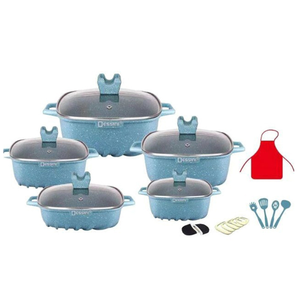 Juego de 22 Piezas de Ollas y Sartenes Dessini Masterclass Premium de Aluminio Fundido Antiadherente para Cocina - Product Image 1