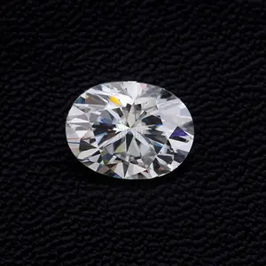 0.50 ~ 7.00Ct無色D VVSオーバルブリリアントカット本物ルースモアッサナイトダイヤモンド