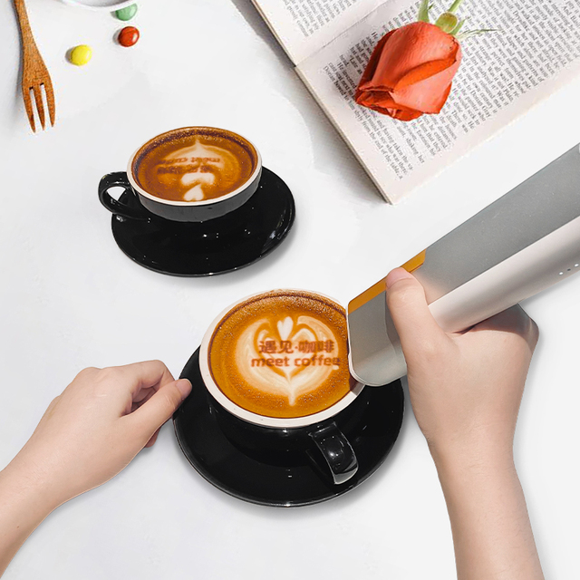 DMX Handheld Portable Food Printer Custom Logo Text Inkjet Pen for QR Code Edible Food Coffee Latte Printer