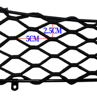 Filet de rangement latéral pour coffre de voiture avec 6 vis, organisateur de cargaison universel en maille élastique pour accessoires intérieurs de voiture, camping-car et fourgonnette