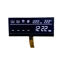 Módulo de Pantalla LCD COG VA, Área Activa de 109x33.9mm, Puerto Serie, Fabricante de LCD Personalizado