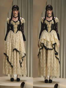 Collezione Industriale Retrò Francese Personalizzabile con Reso Limitato nel Tempo, Antistatica, Vita Stretta, Stile <span class=keywords><strong>Lolita</strong></span> B77 - Product Image 4