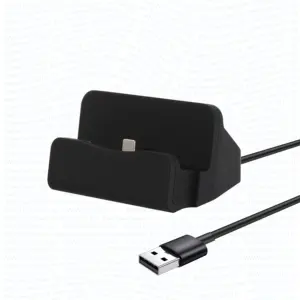 안드로이드 폰을위한 USB 케이블 충전 포트 충전 도크 유형 c 및 마이크로 휴대 전화 홀더