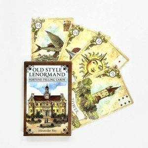 Cartas de adivinación <span class=keywords><strong>Lenormand</strong></span> de estilo antiguo de Alexander Ray - Baraja <span class=keywords><strong>Lenormand</strong></span> tradicional de 36 piezas para principiantes - Product Image 2