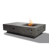 Brasero au propane moderne autoportant, écologique, pour extérieur, 50000 BTU, certifié ETL, pour patio et jardin