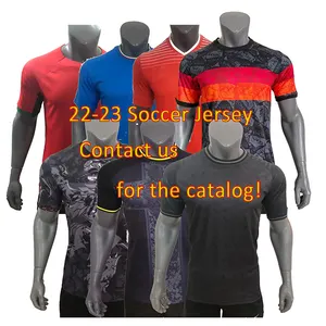 サッカークラブジャージーセットTシャツショーツタイ品質2023スポーツ服オリジナルユニフォームサッカージャージーシャツ