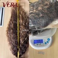 Perruques synthétiques en fibre Futura HD 13x4 Lace Front 330g, couleur Piano P4/27, effet vague d'eau, fini mat, résistantes à la chaleur, pour femmes, vente en gros