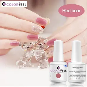 Esmalte em gel para unhas, verniz de gel para unhas colorido com rótulo europeu, venda quente de cores uv