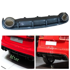 Il Tuning automatico parte il diffusore/labbro del paraurti posteriore di stile RS6 per <span class=keywords><strong>Audi</strong></span> <span class=keywords><strong>A6</strong></span> C7 2012 2013 <span class=keywords><strong>2014</strong></span> - Product Image 2