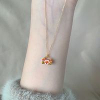 Délicat 18K Plaqué Or Lien Chaîne Petit Sac Pendentif Collier pour Femmes Accessoires de Bijoux à la Mode