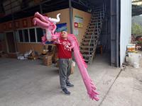 Nouveau design Faire plaisir Grande marionnette dragon sur l'épaule Performance Dragon Puppet