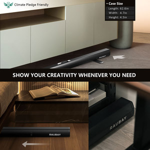 RAUBAY 59.8x82.7in Toile de fond verte anti-plis et anti-reflet, pliable et rétractable, portable - Product Image 5