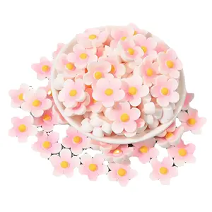 Flower Cherry Blossom Flatback Resin Charms Cherry Blossom For Slime Mobile Case Keychain DIY Craft Decoration Flat Back Resin