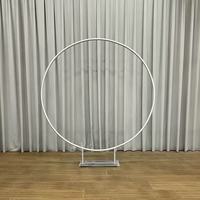 Support de toile de fond de mariage en alliage d'aluminium personnalisé, design détachable, panneau de couverture circulaire pour anniversaire, pour décorations multi-usages