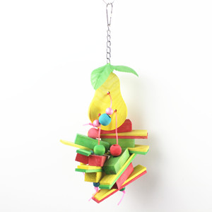 Factory Direct Bird <strong>Parrot</strong> Chewing Natural Wood <strong>Toy</strong> Multicolored Wooden Blocks Tearing <strong>Toys</strong> for African <strong>Grey</strong> <strong>Parrot</strong> - Product Image 3