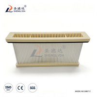 Filtre à air plissé à panneaux plats 717x136x325mm, élément filtrant industriel de remplacement pour systèmes de collecte de poussière